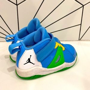 Jordan Toddler Shoes Size 6C Blue/Green